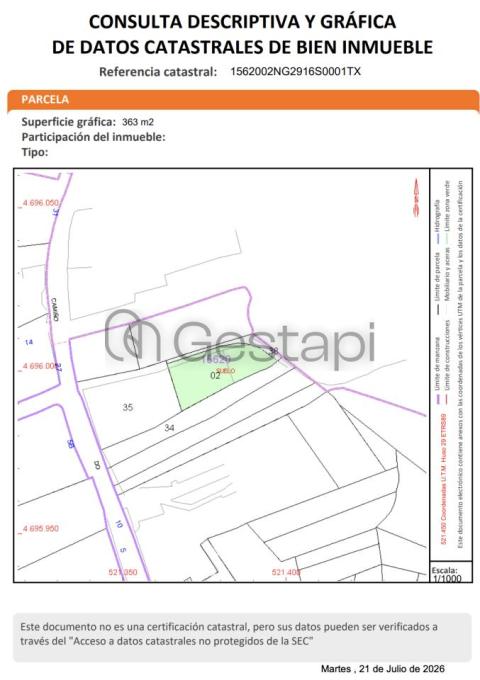 SOLAR EDIFICABLE ZONA SAMIEIRA POIO