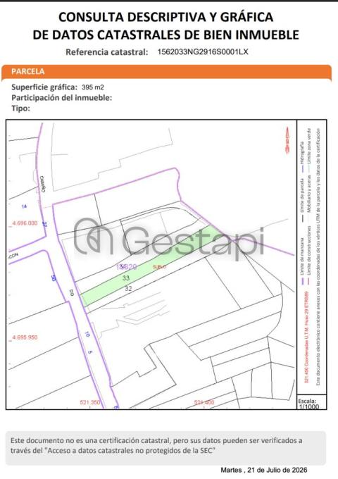 SOLAR EDIFICABLE ZONA SAMIEIRA POIO