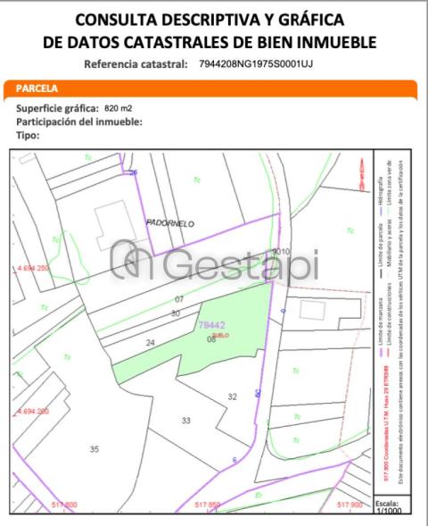 SOLAR EN ZONA CARBALLAL - SEAR BORDONES